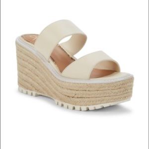 SAM EDELMAN
​Luca Leather Espadrille Wedge Sandals